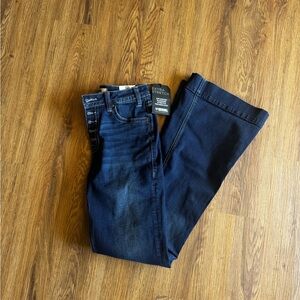 Rock & Roll Cowgirl Dark Blue Flare Jeans